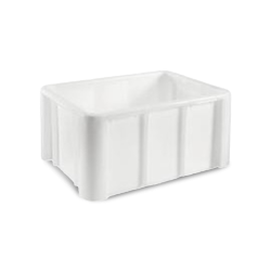 Grand bac plastique plein alimentaire 800 x 600 - 140 L