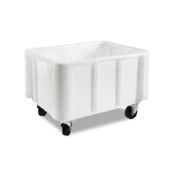 Grand bac plastique plein alimentaire 800 x 600 - 140 L