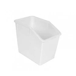 Grand bac plastique plein GILAC 660x400 mm - 80 L