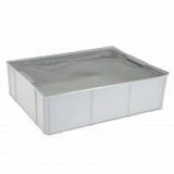 Couvercle transparent pour casier modulaire