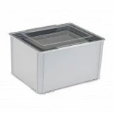 Couvercle transparent pour casier modulaire
