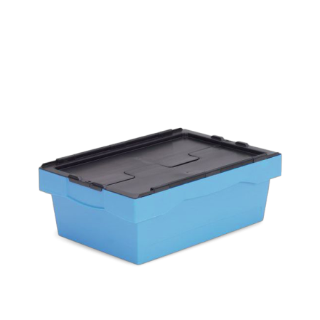 Bac navette 600 x 400 avec couvercle - Eco - bicolore Bac navette 600 x 400 avec couvercle - Eco - bicolore