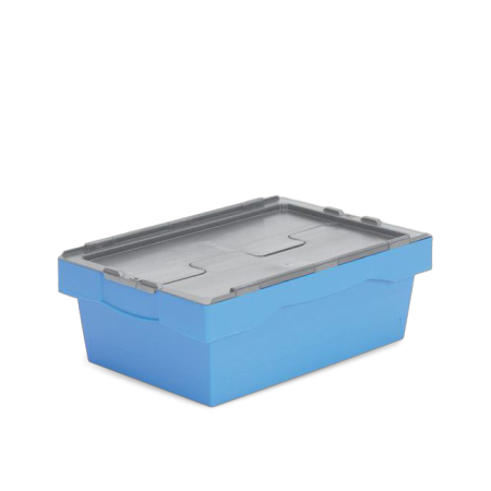 Bac navette 600 x 400 avec couvercle - Eco - bicolore Bac navette 600 x 400 avec couvercle - Eco - bicolore