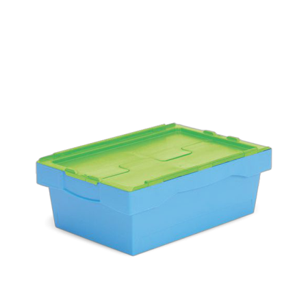 Bac navette 600 x 400 avec couvercle - Eco - bicolore Bac navette 600 x 400 avec couvercle - Eco - bicolore