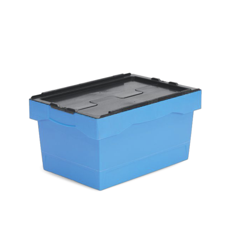 Bac navette 600 x 400 avec couvercle - Eco - bicolore Bac navette 600 x 400 avec couvercle - Eco - bicolore