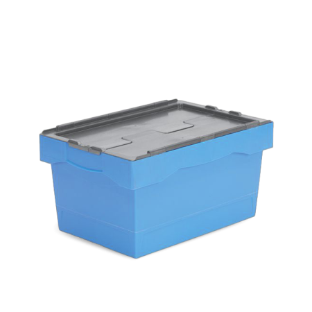 Bac navette 600 x 400 avec couvercle - Eco - bicolore Bac navette 600 x 400 avec couvercle - Eco - bicolore