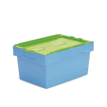 Bac navette 600 x 400 avec couvercle - Eco - bicolore