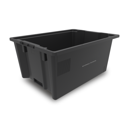 Bac plastique plein 800 x 600 emboîtable 78% Bac plastique plein 800 x 600 emboîtable 78%