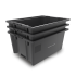 Bac plastique plein 800 x 600 emboîtable 78% Bac plastique plein 800 x 600 emboîtable 78%