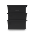 Bac plastique plein 800 x 600 emboîtable 78% Bac plastique plein 800 x 600 emboîtable 78%