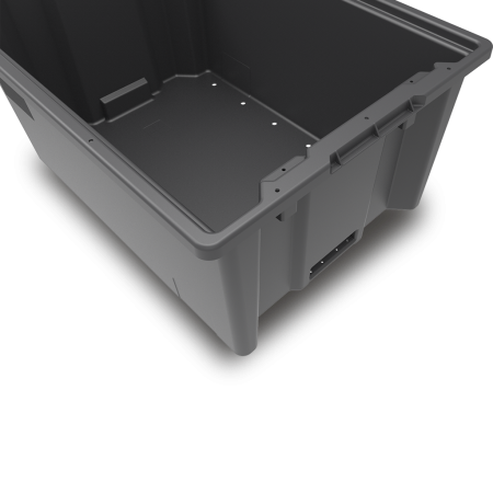 Bac plastique plein 800 x 600 emboîtable 78% Bac plastique plein 800 x 600 emboîtable 78%
