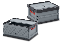 Bac pliable avec couvercle
