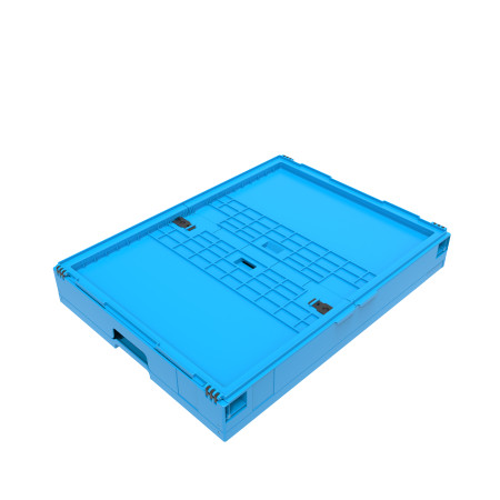 Bac pliable 800 x 600 avec couvercle Bac pliable 800 x 600 avec couvercle