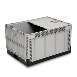 Bac Europe 800 x 600 pliable avec couvercle