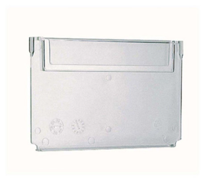 Séparateur transversal PS transparent pour largeur 120 mm