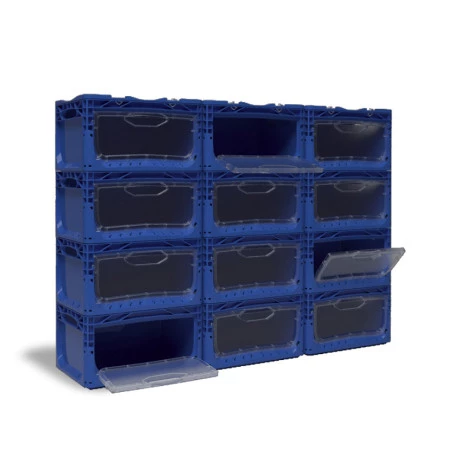 Bac Europe 400 x 300 ouverture latérale avec porte Bac Europe 400 x 300 ouverture latérale avec porte