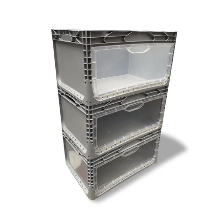 Bac Europe 600 x 400 ouverture latérale avec porte Bac Europe 600 x 400 ouverture latérale avec porte