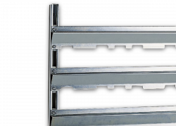 Profil vertical à fixer au mur pour bac a bec SILAFIX