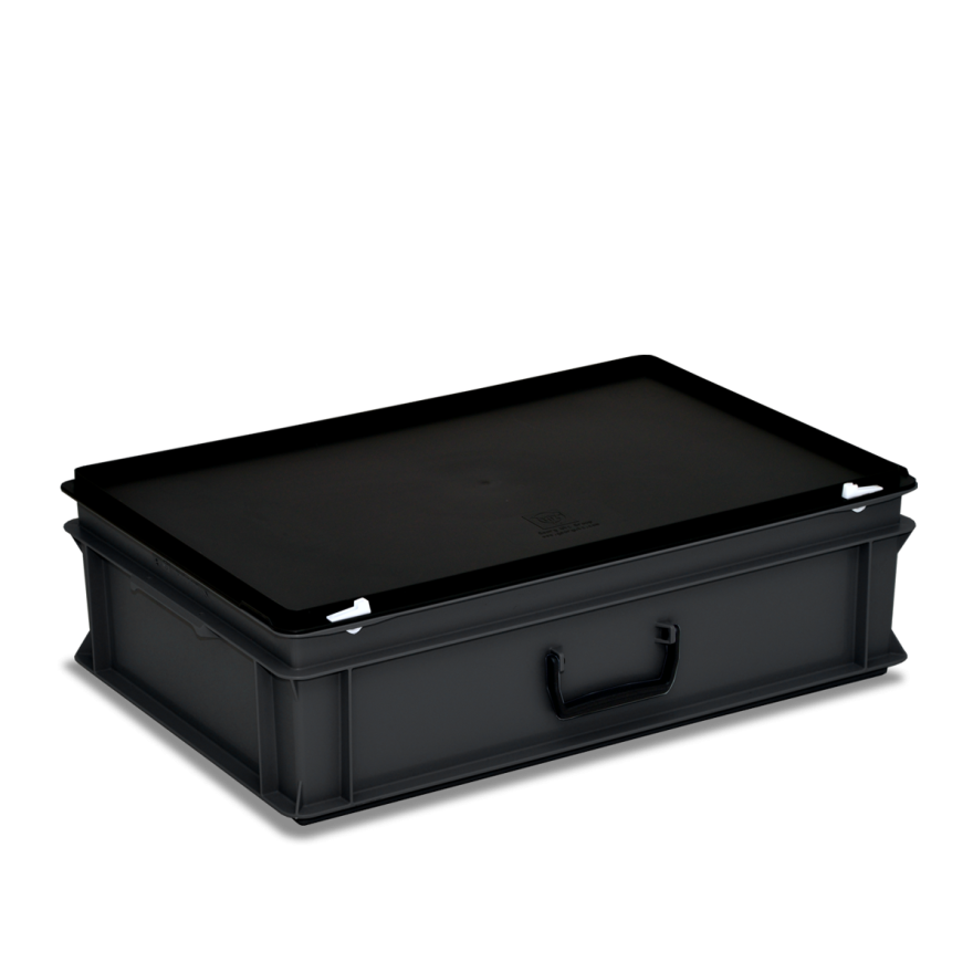 Bac Europe ESD 600 x 400 avec couvercle Bac Europe ESD 600 x 400 avec couvercle