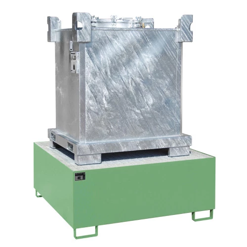 Bac de rétention acier - Capacité de rétention 1100 L