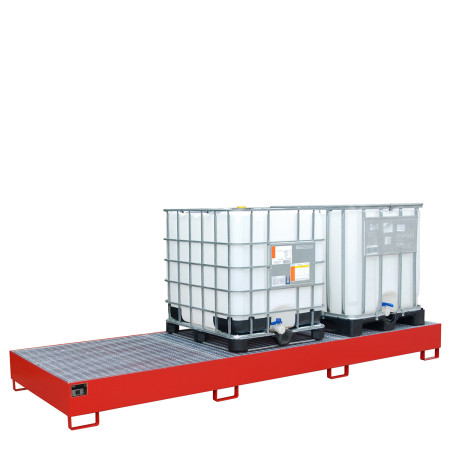 Bac de rétention pour stocker des substances chimiques Bac de rétention pour stocker des substances chimiques
