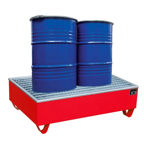 Bac de rétention acier - Capacité de rétention 225 litres