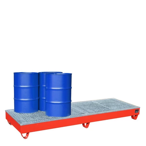 Bac de rétention acier - Capacité de rétention 254 litres