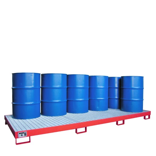 Bac de rétention acier - Capacité de rétention 340 à 470 litres