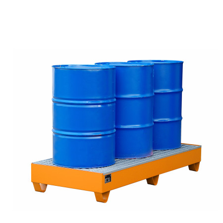 Bac de rétention pour stocker des substances chimiques Bac de rétention pour stocker des substances chimiques