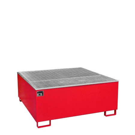 Bac de rétention acier pour cuves - Capacité de rétention 1053 litres Bac de rétention acier pour cuves - Capacité de rétention 1053 litres