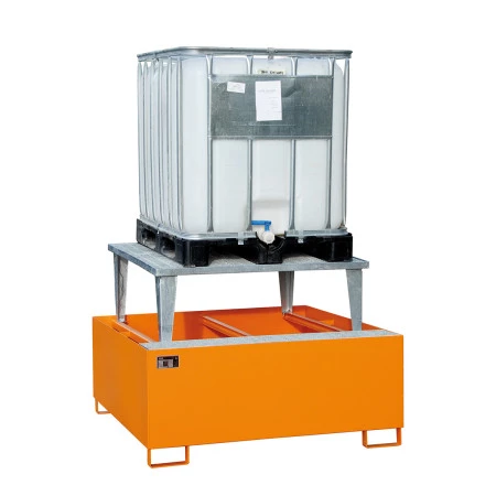 Cuves de stockage de liquides chimiques avec caillebotis Cuves de stockage de liquides chimiques avec caillebotis