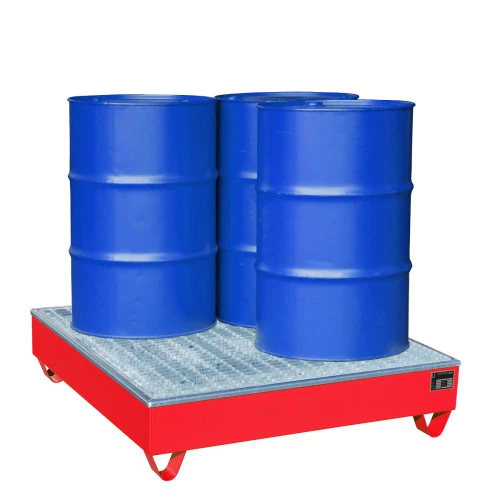 Bac de rétention en acier - Capacité de rétention 240 litres