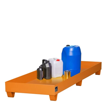 Bac de rétention pour stocker des substances chimiques Bac de rétention pour stocker des substances chimiques