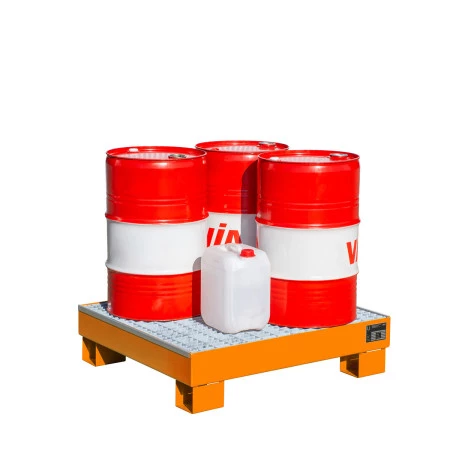 Bac de rétention pour stocker des substances chimiques Bac de rétention pour stocker des substances chimiques