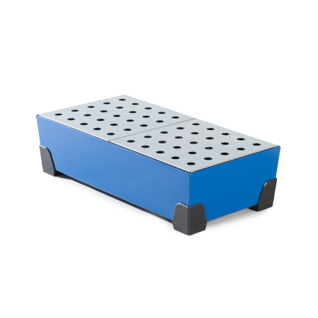 Bac de rétention acier revêtement époxy pour contenants moyens Bac de rétention acier revêtement époxy pour contenants moyens