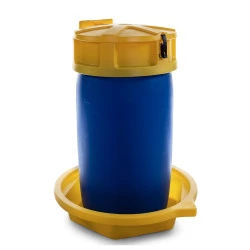 Bac de rétention cylindrique polyéthylène 54L