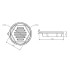 Bac de rétention cylindrique polyéthylène 54L Bac de rétention cylindrique polyéthylène 54L