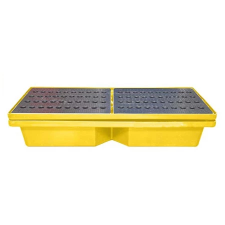 Bac de rétention plastique 70 litres. Caillebotis noir Bac de rétention plastique 70 litres. Caillebotis noir