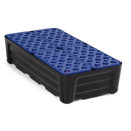 Bac de rétention 40 litres avec caillebotis Bac de rétention 40 litres avec caillebotis