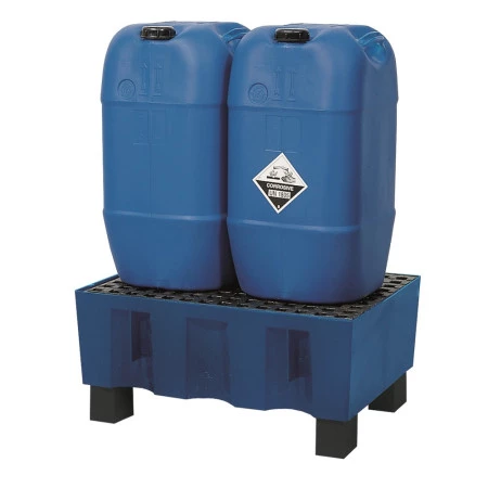 Bac de rétention polyéthylène 60 litres avec pieds Bac de rétention polyéthylène 60 litres avec pieds