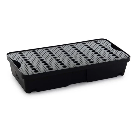 Plateau de rétention 30 litres. Caillebotis noir Plateau de rétention 30 litres. Caillebotis noir