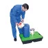 Bac de rétention polyéthylène avec caillebotis. Volume de 40 litres Bac de rétention polyéthylène avec caillebotis. Volume de 40 litres