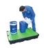 Bac de rétention polyéthylène avec caillebotis Bac de rétention polyéthylène avec caillebotis