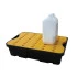 Bac de rétention polyéthylène avec caillebotis Bac de rétention polyéthylène avec caillebotis