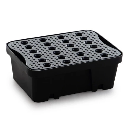 Plateau de rétention 10 litres. Caillebotis noir Plateau de rétention 10 litres. Caillebotis noir