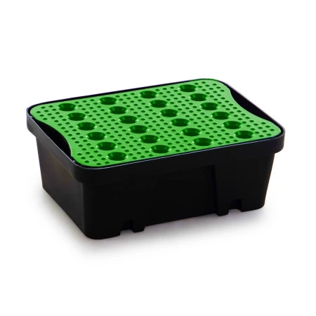 Plateau de rétention 10 litres. Caillebotis vert Plateau de rétention 10 litres. Caillebotis vert