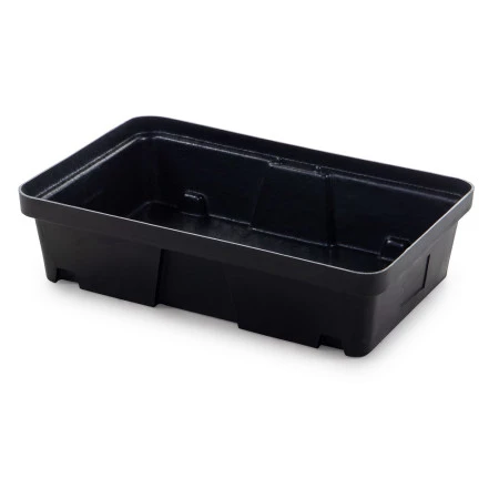 Bac de rétention polyéthylène sans caillebotis de 28 litres Bac de rétention polyéthylène sans caillebotis de 28 litres