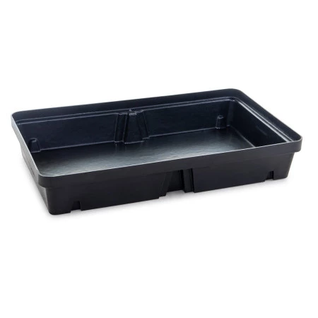 Bac de rétention polyéthylène sans caillebotis de 87 litres Bac de rétention polyéthylène sans caillebotis de 87 litres