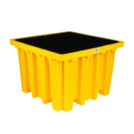 Palette de rétention en polyéthylène pour conteneur IBC industriel de 1000 L Palette de rétention en polyéthylène pour conteneur IBC industriel de 1000 L