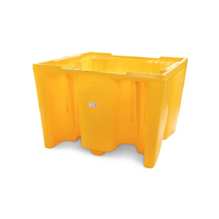Rétention plastique professionnelle pour stockage de cuve IBC en environnement industriel Rétention plastique professionnelle pour stockage de cuve IBC en environnement industriel